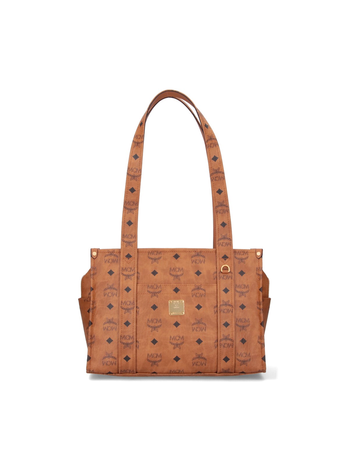 Mcm 'aren' Tote Bag In Brown
