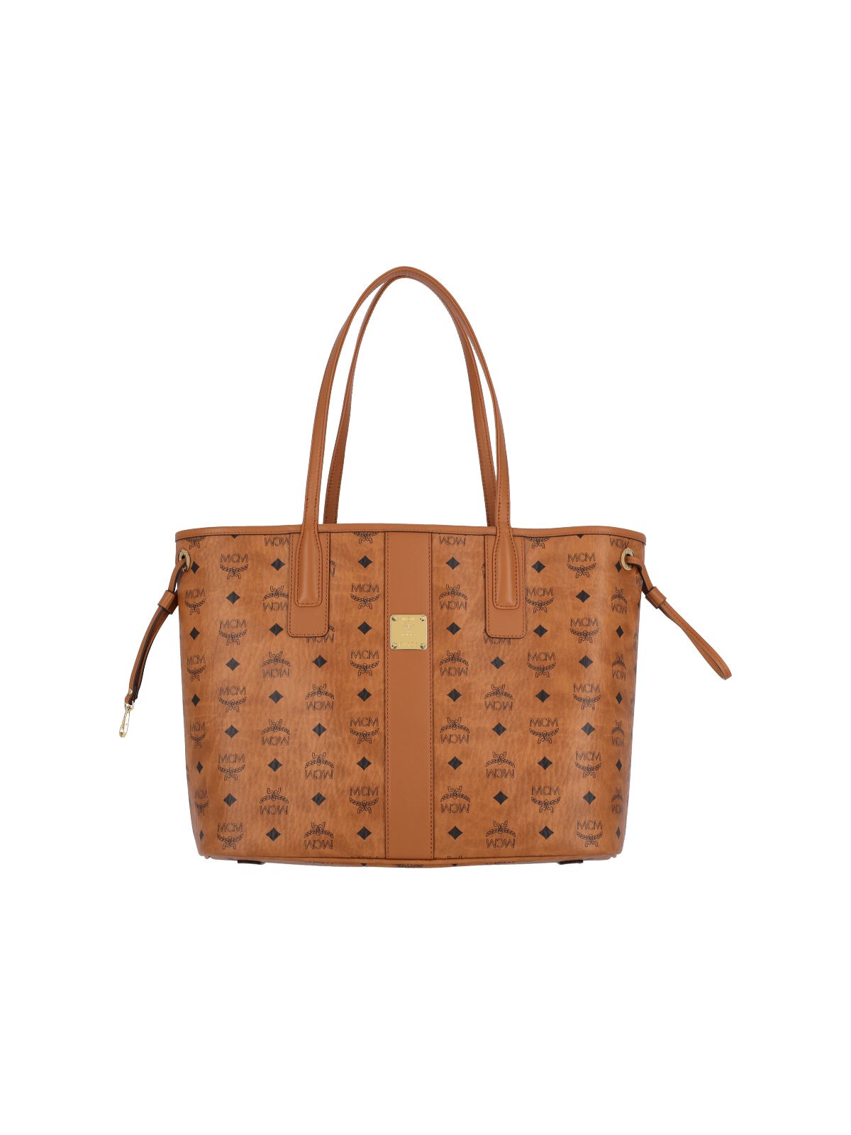 Mcm Small Reversible Tote Bag "liz" In Brown