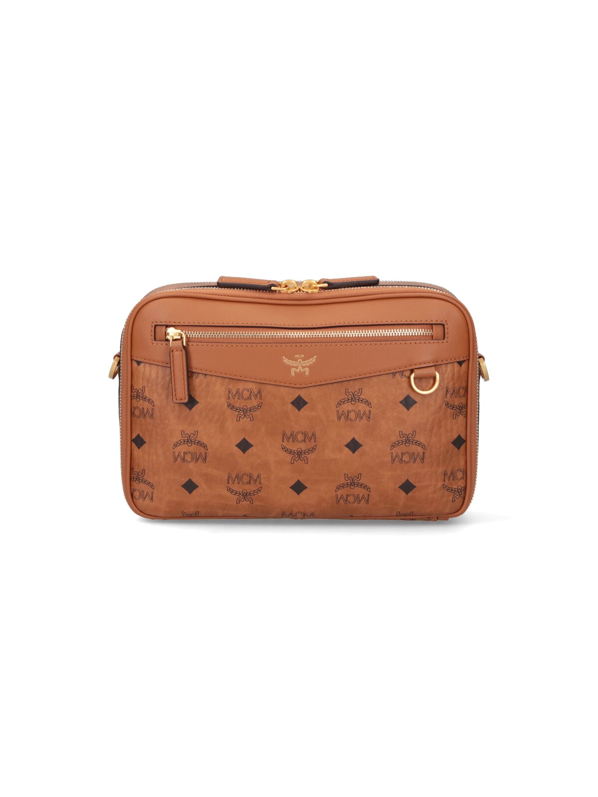 Mcm Versatile Shoulder Bag Adjustable Strap In Brown