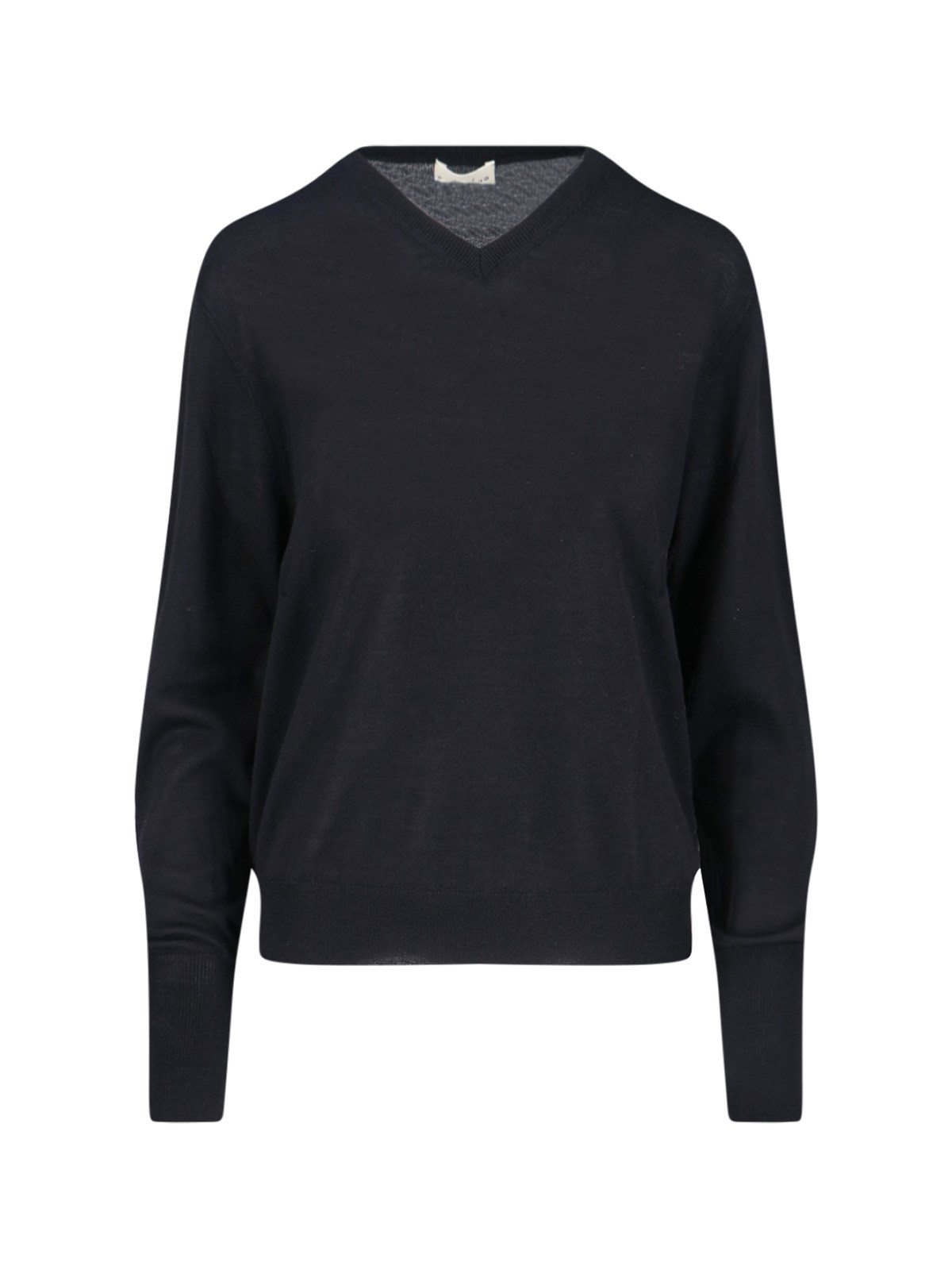 Ma'ry'ya Virgin Wool And Silk Blend Sweater In Blue