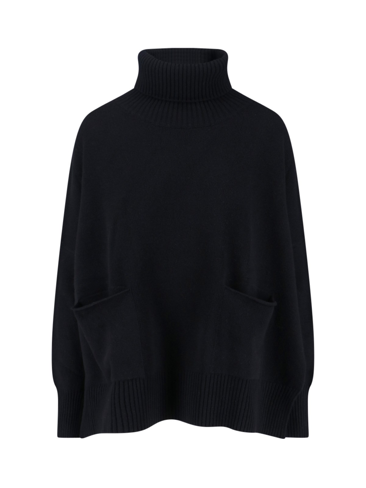 Ma'ry'ya Malgione In Virgin Wool And Cashmere In Black