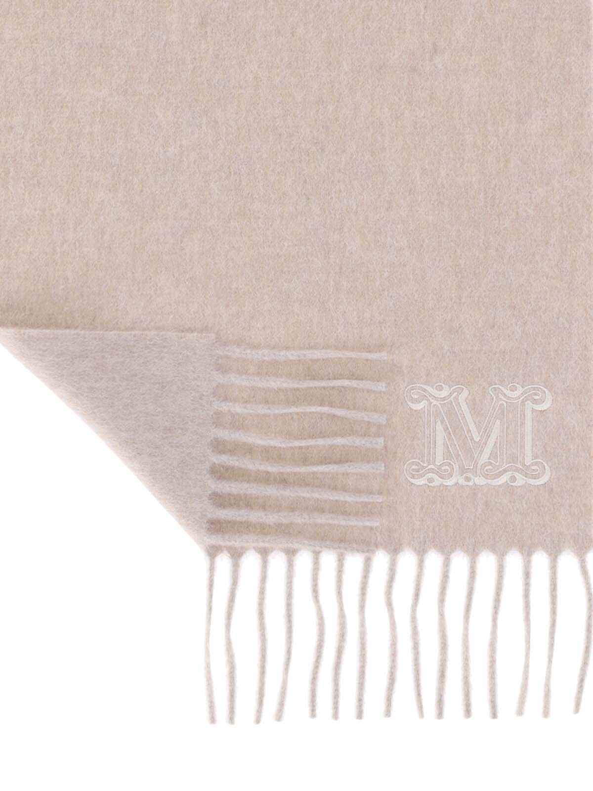 スカーフ WSDALIA CASHMERE SCARF Max Mara Solid Color Cashmere WSDALIA Scarf with Fringes