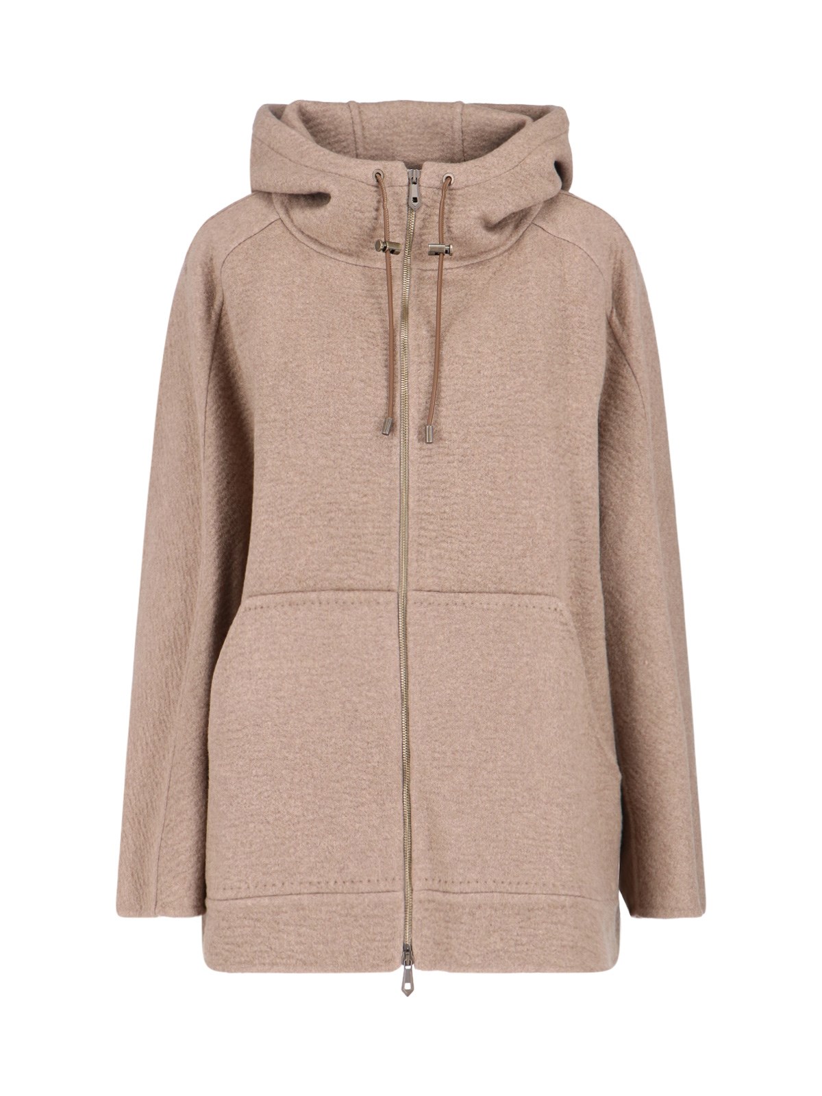 Max Mara Gradi Cashmere Coat In Brown