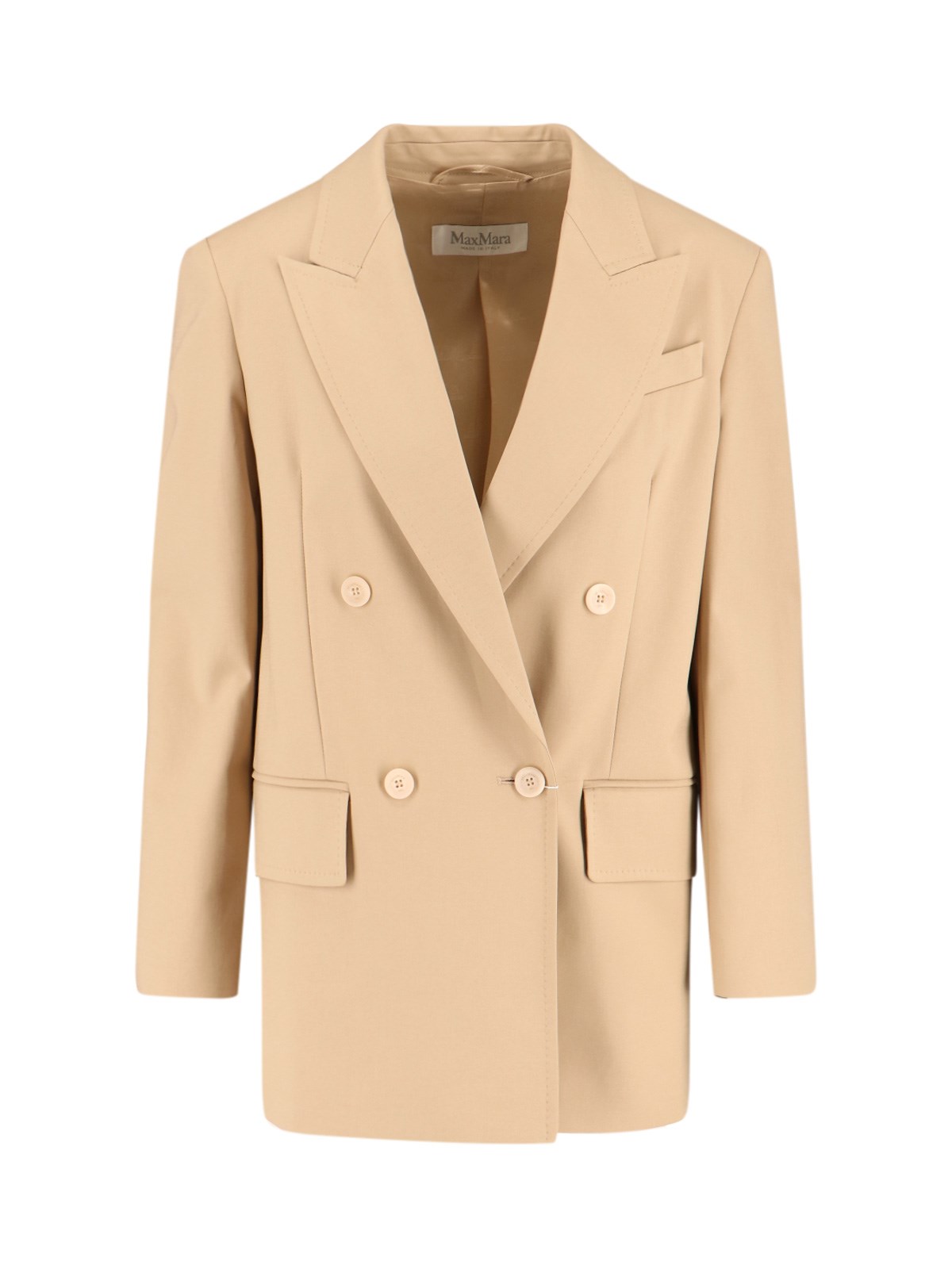 Max Mara Olimpia Double-breasted Blazer In Pink