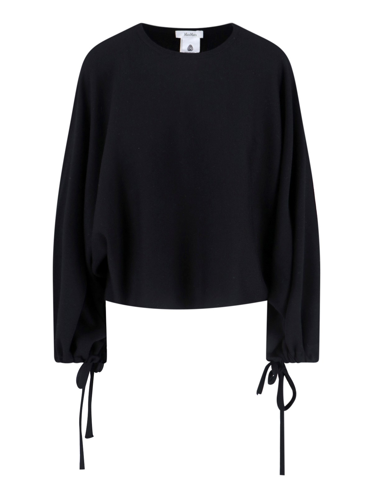 Max Mara Virgin Wool Sweater 'frais' In Black