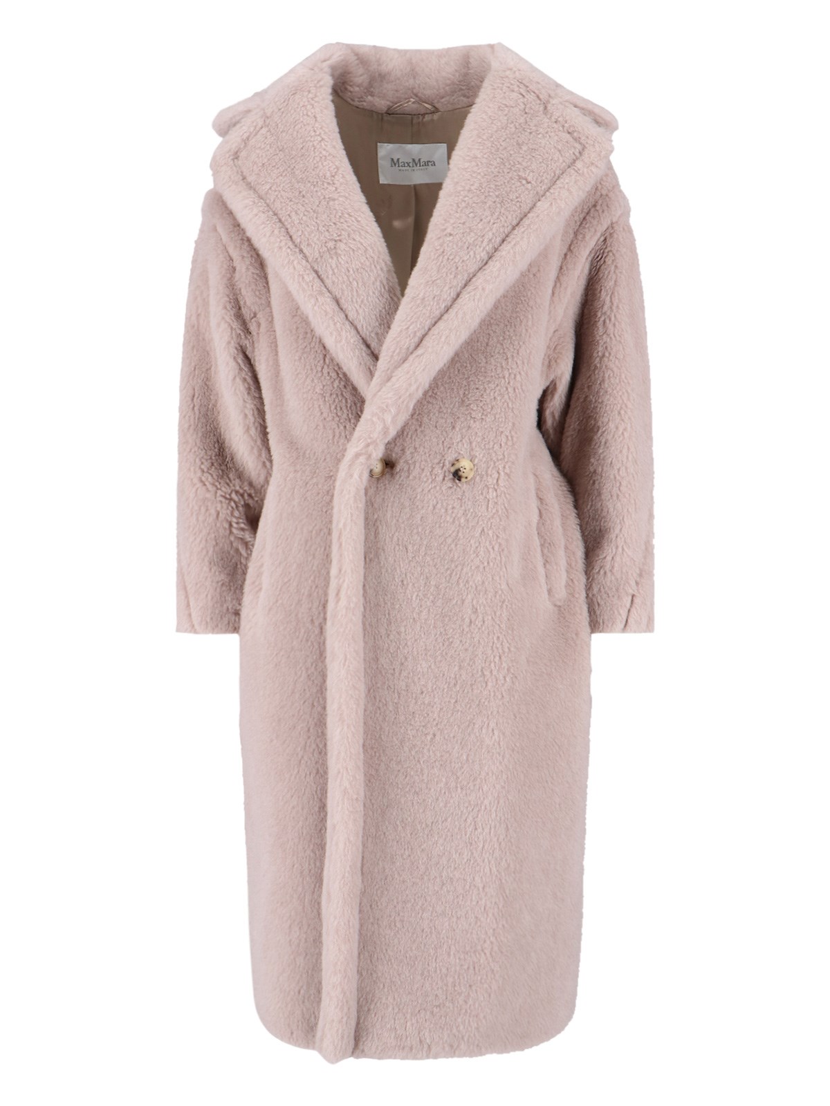 Max Mara 'tedgirl' Coat In Pink