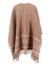 スカーフ Max Mara HILDESTD - Jacquard wool poncho 4731055106006-a-hilde.jpg