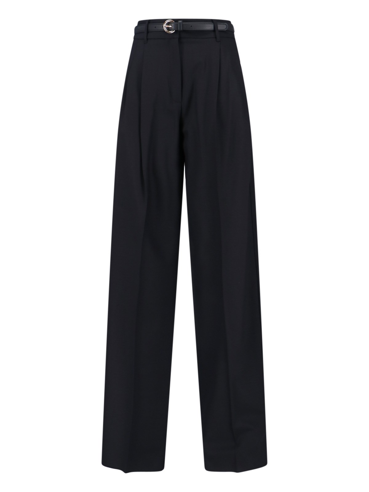 Max Mara Belted Pants In Multi