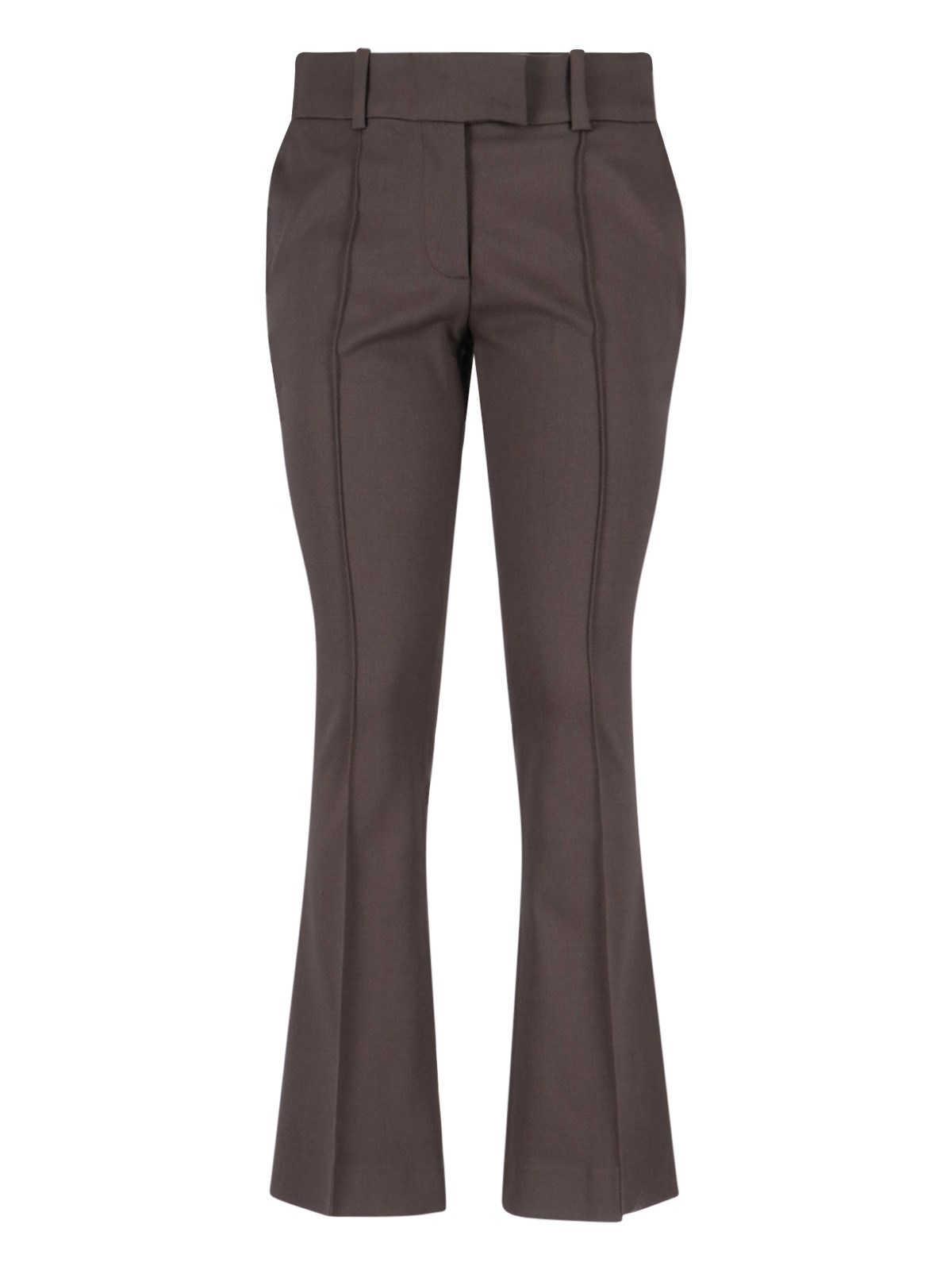 Attico Virgin Wool Bootcut Pants