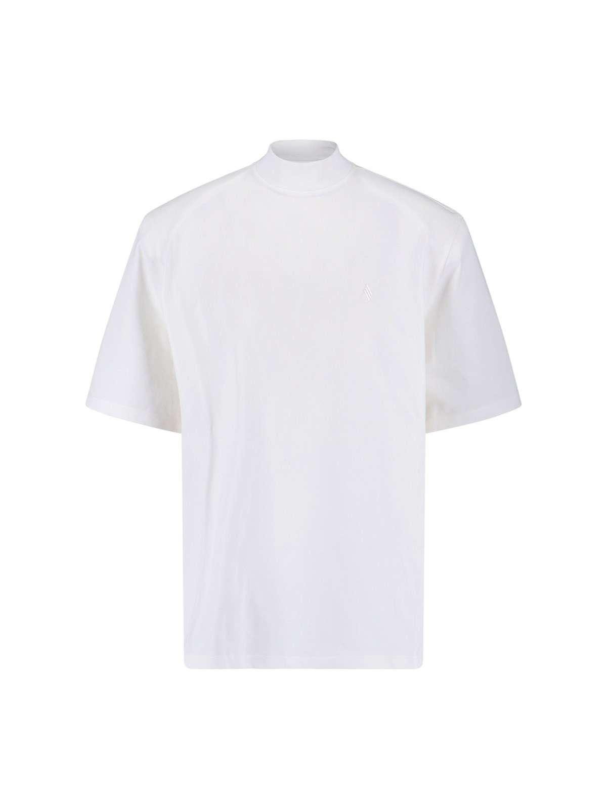 Attico Oversize Logo T-shirt In White