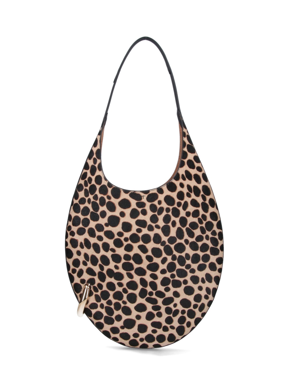 Tory Burch Animal Print Hobo Bag "pierced " In Multi