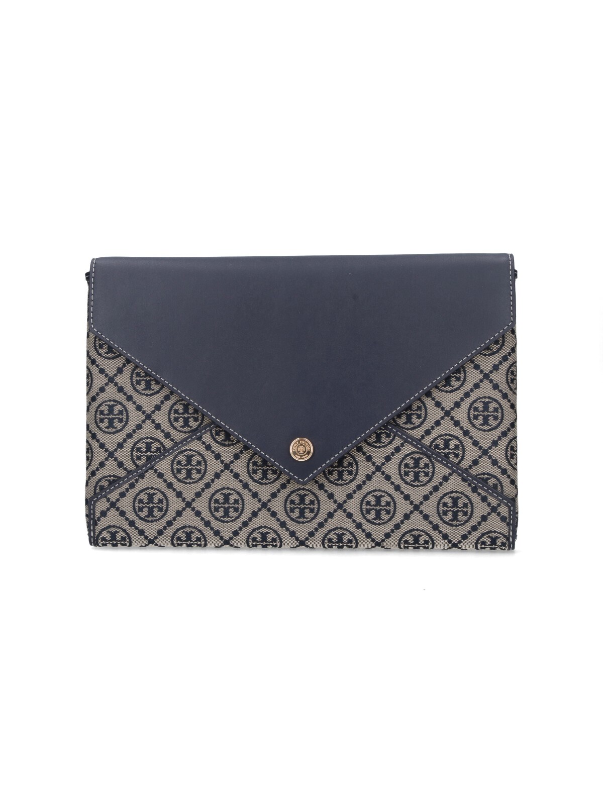 Tory Burch 't-monogram' Chain Pouch In Blue