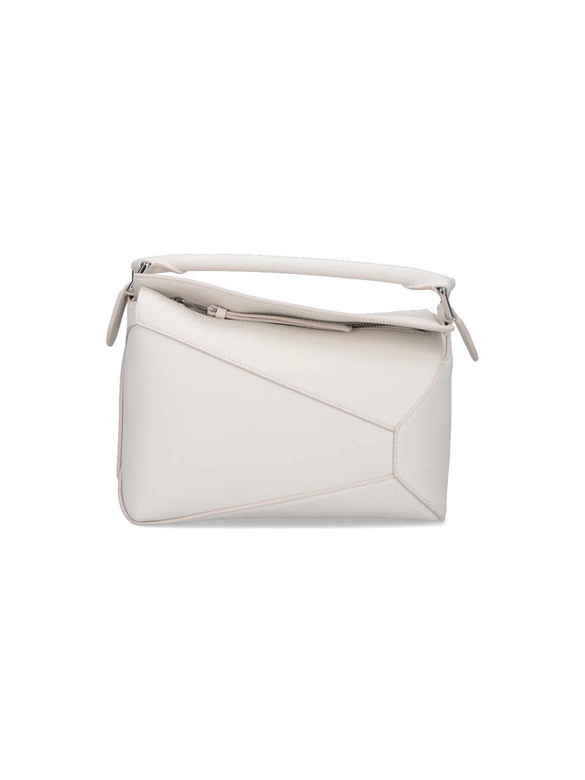 Loewe Small Bag "puzzle Edge" In White