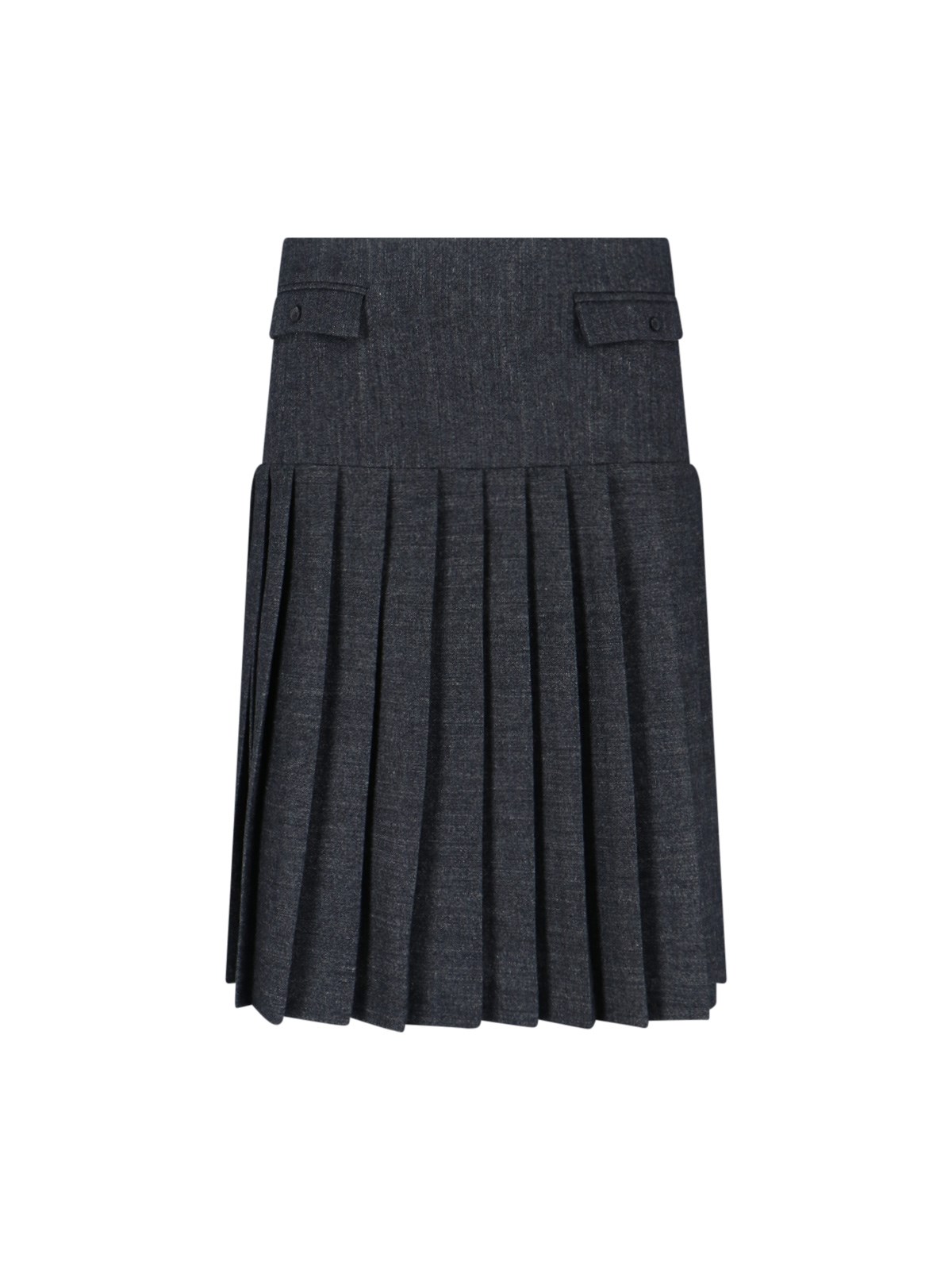 Paloma Wool 'plugin' Midi Skirt In Gray