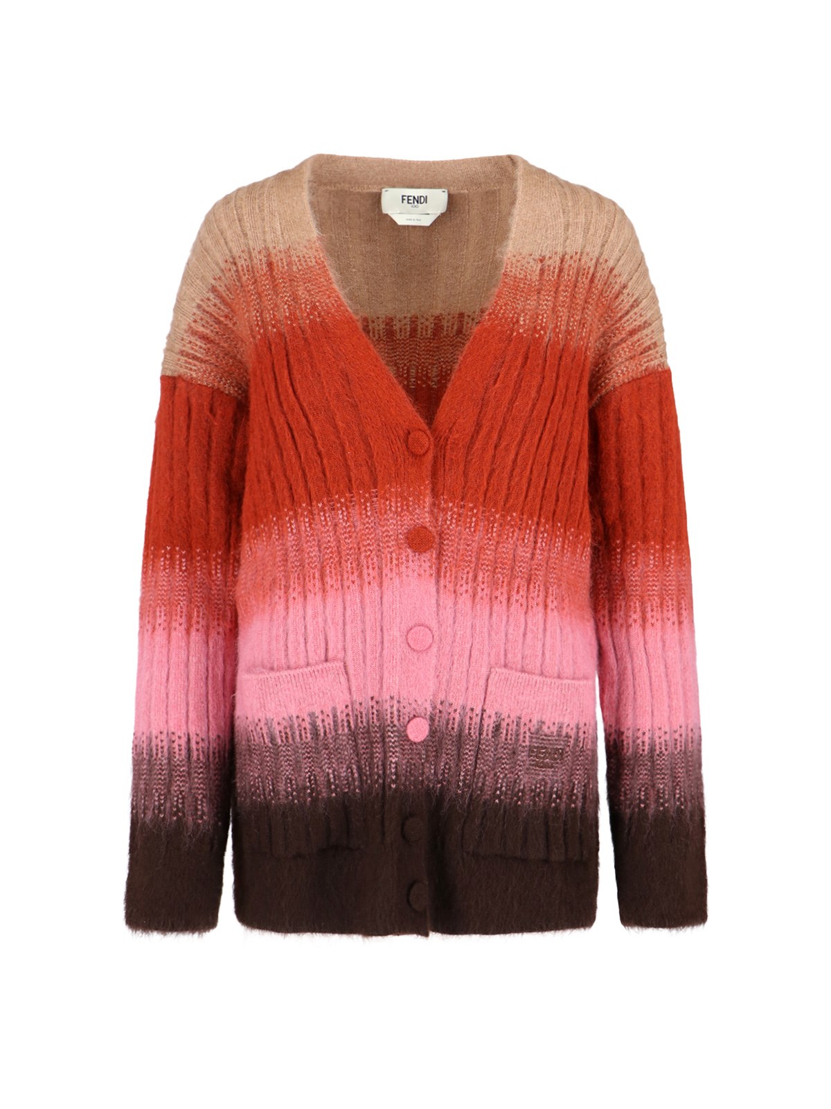 Fendi Mohair Blend Cardigan