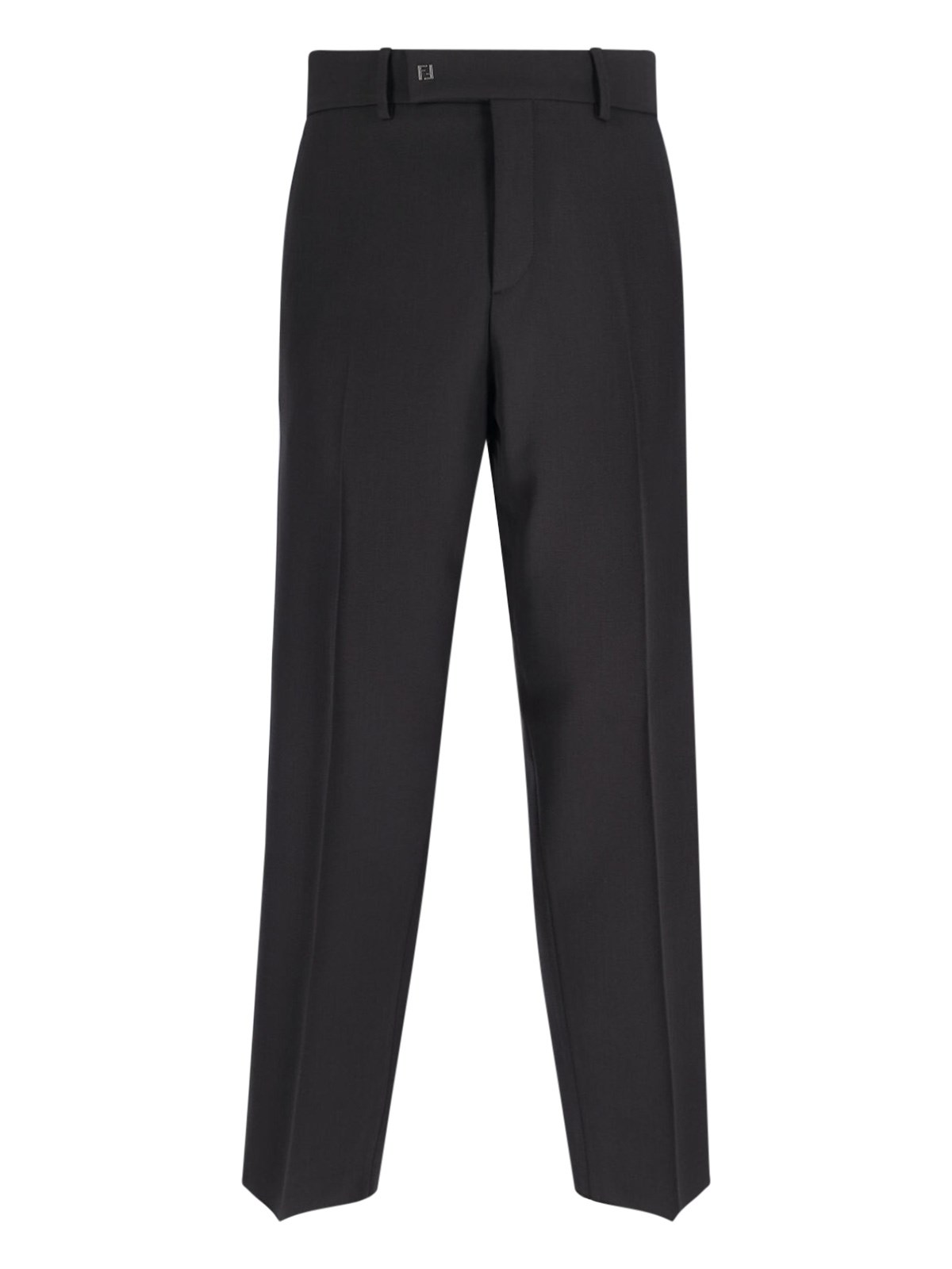 Fendi Pantaloni In Misto Lana