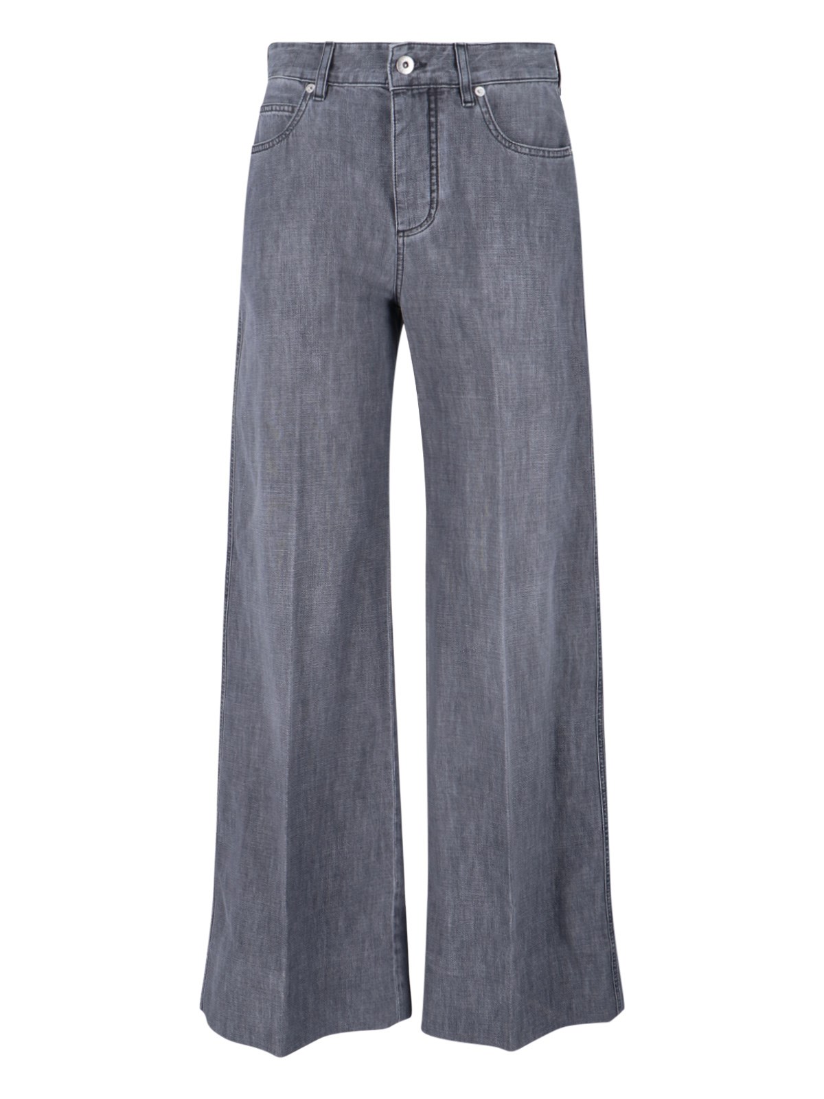 Bottega Veneta Palace Jeans In Gray
