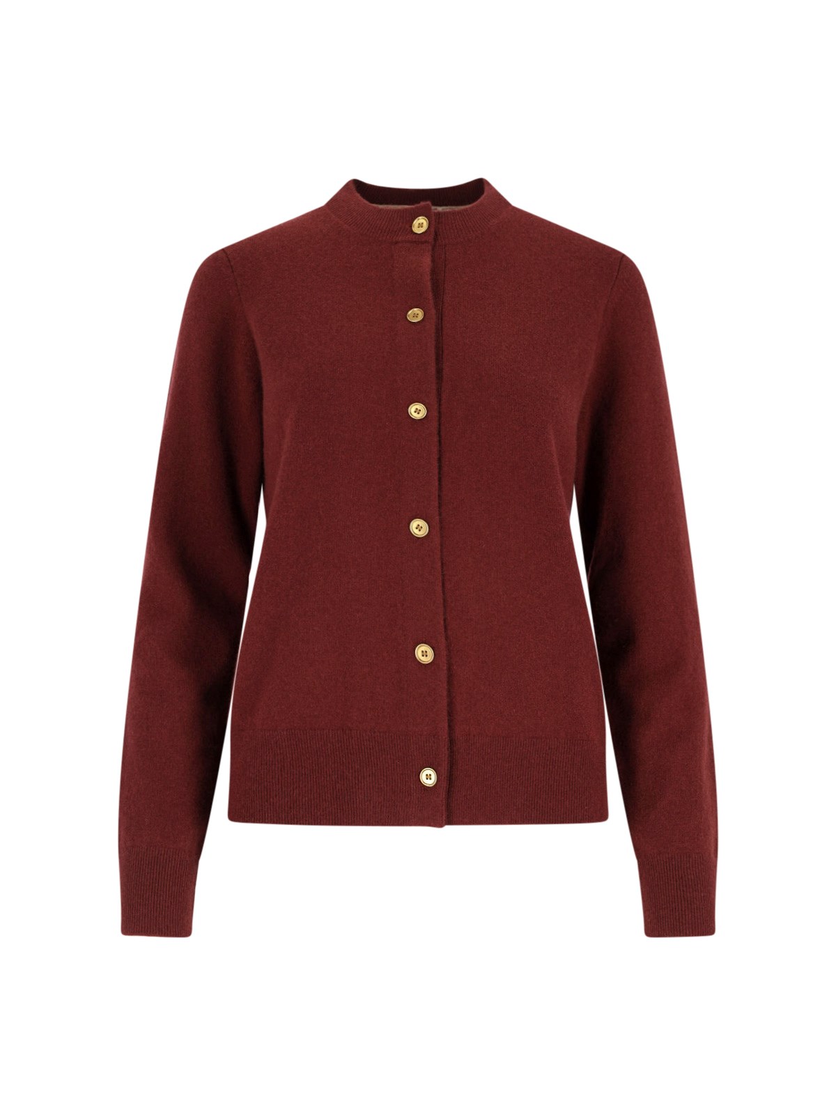 Burberry Ekd Cashmere Cardigan In Red