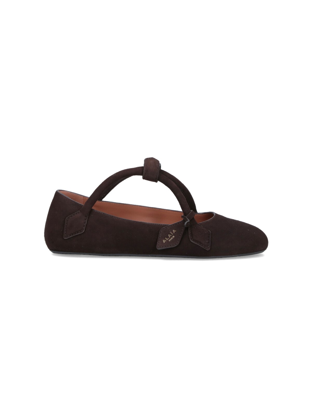 Alaïa Round-toed Ballet Flats In Animal Print