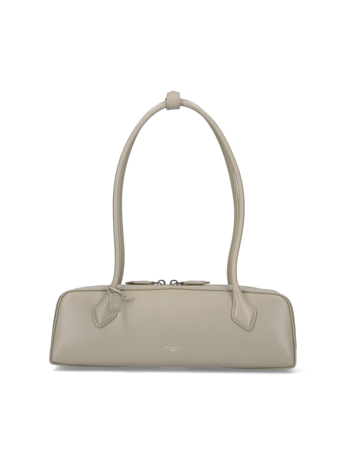 Alaïa Medium Shoulder Bag "le Teckel" In Green