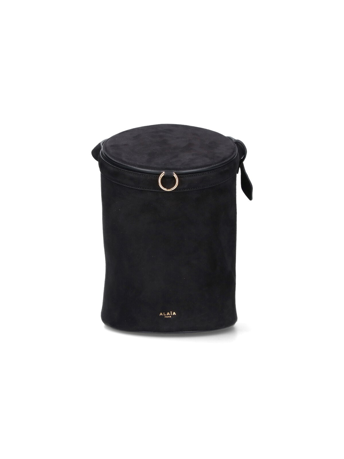 Alaïa "la Canette" Bucket Bag In Black