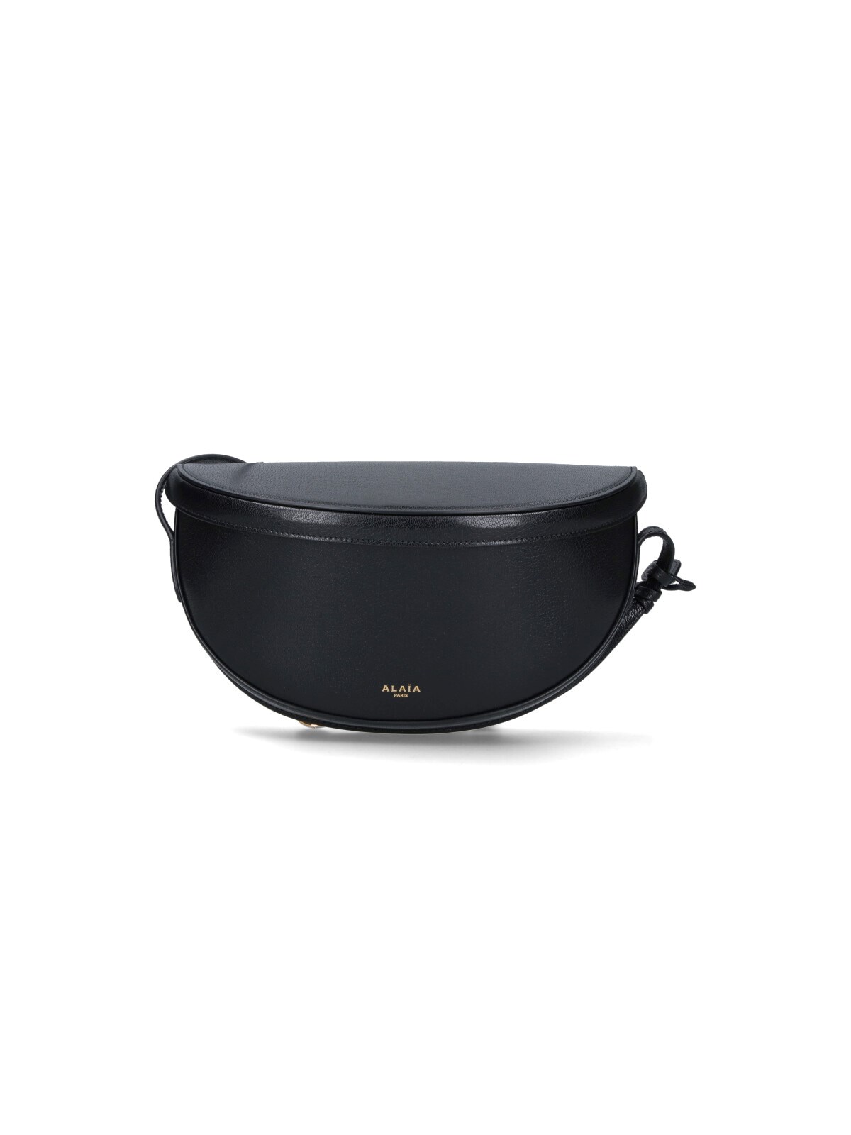 Alaïa Belt Bag "east-west" In Black