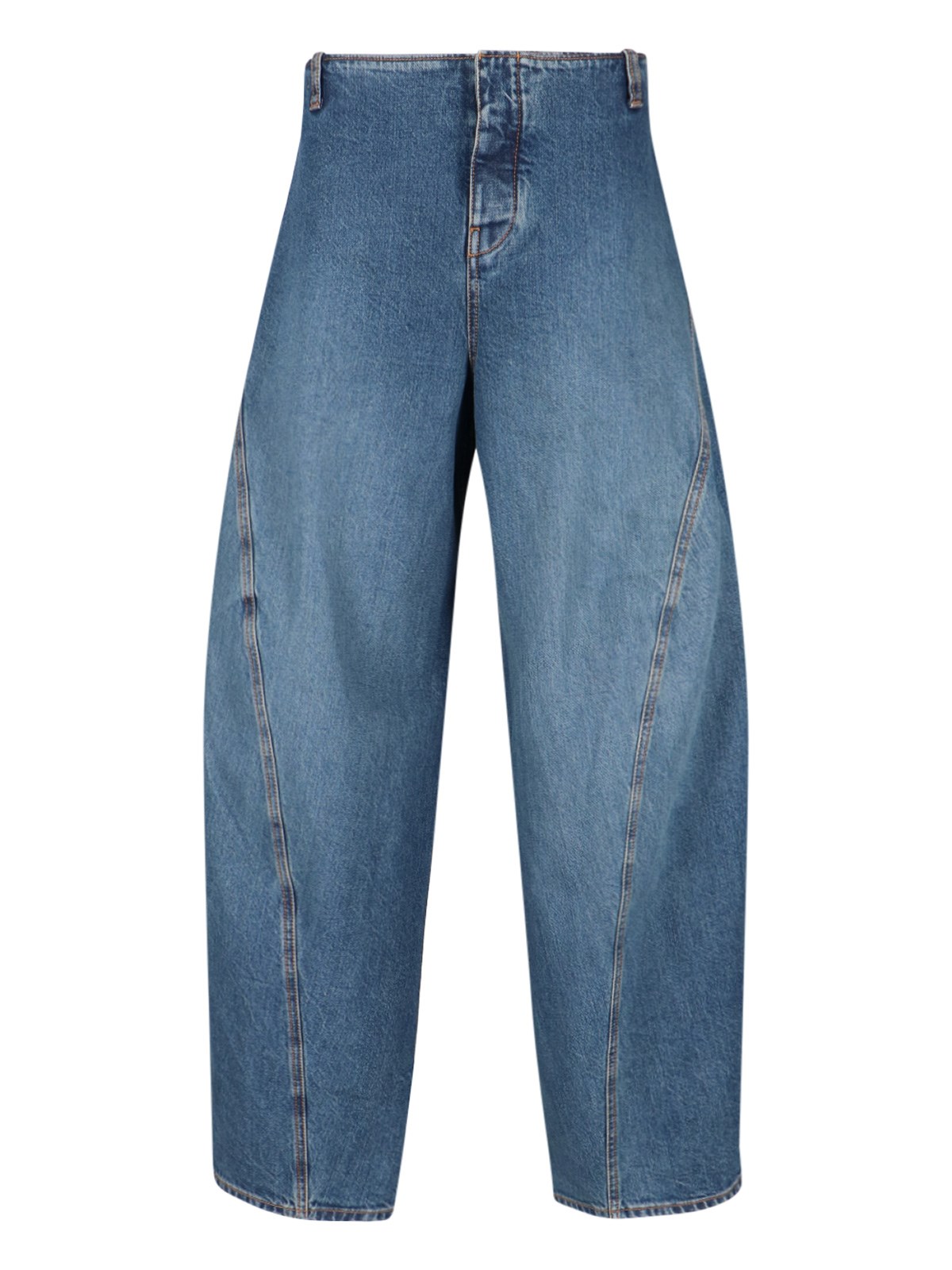 Alaïa Wide-leg Jeans In Blue
