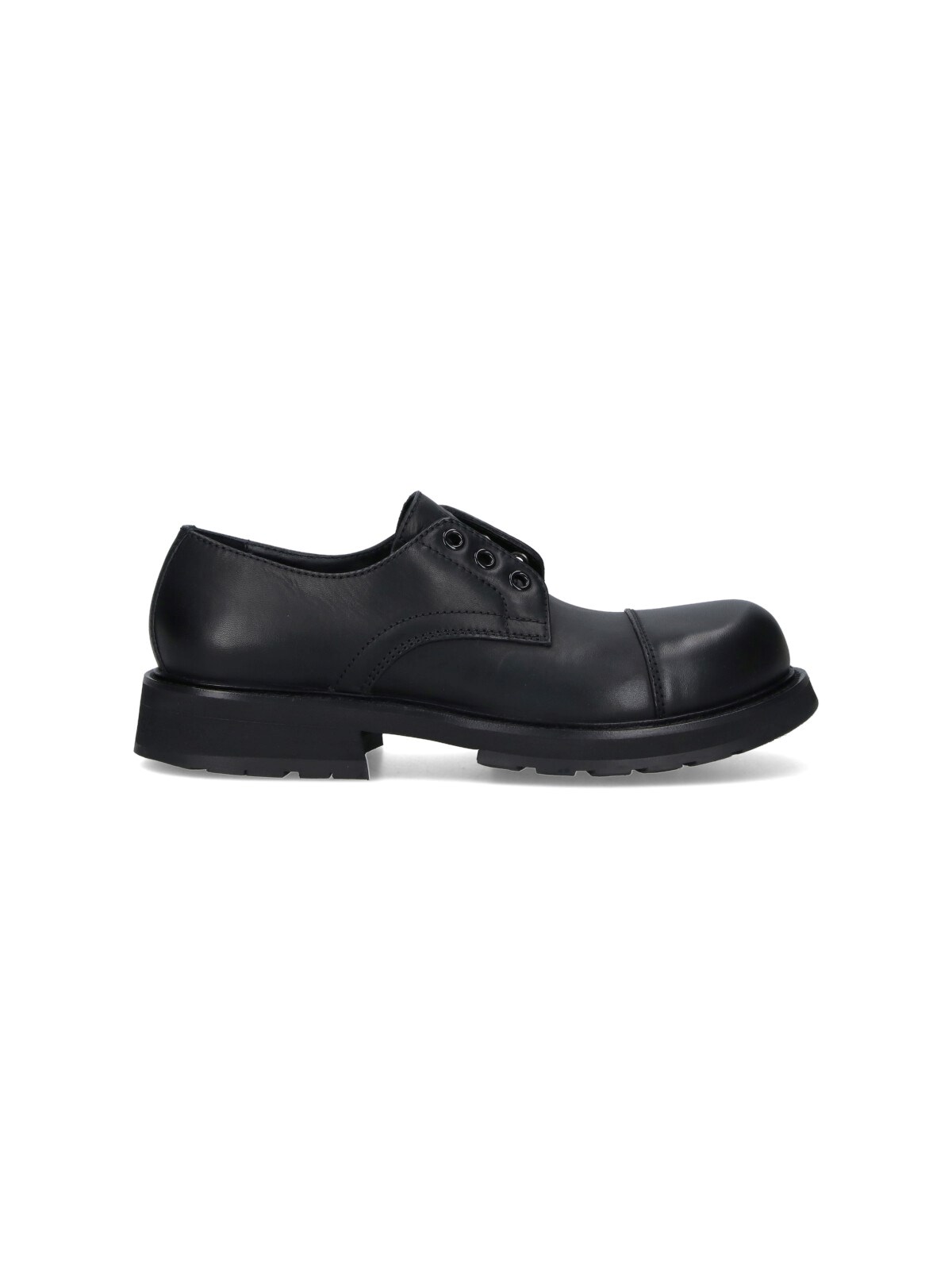 Balenciaga Lace-up Shoes With Round Toe And Block Heel In Multi