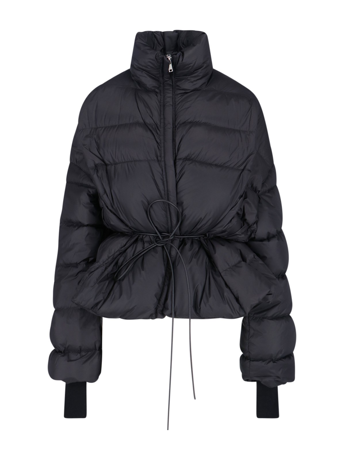 Rick Owens Quilted Down Jacket In Black