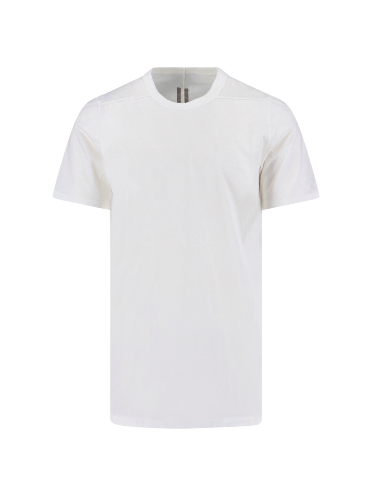 Rick Owens Crew Neck Plain Design Short Sleeves In White