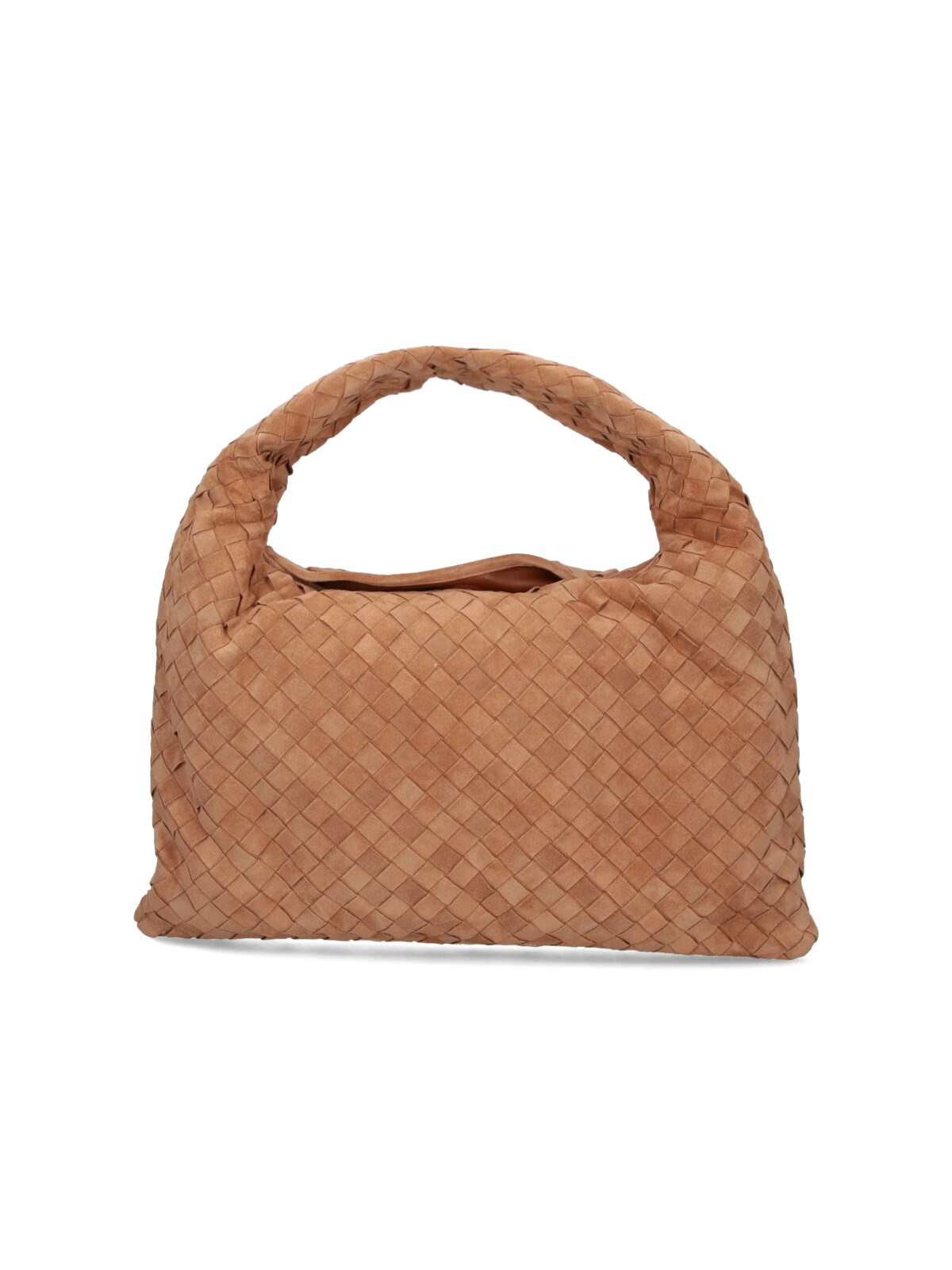 Bottega Veneta Hop Shoulder Bag — Beige