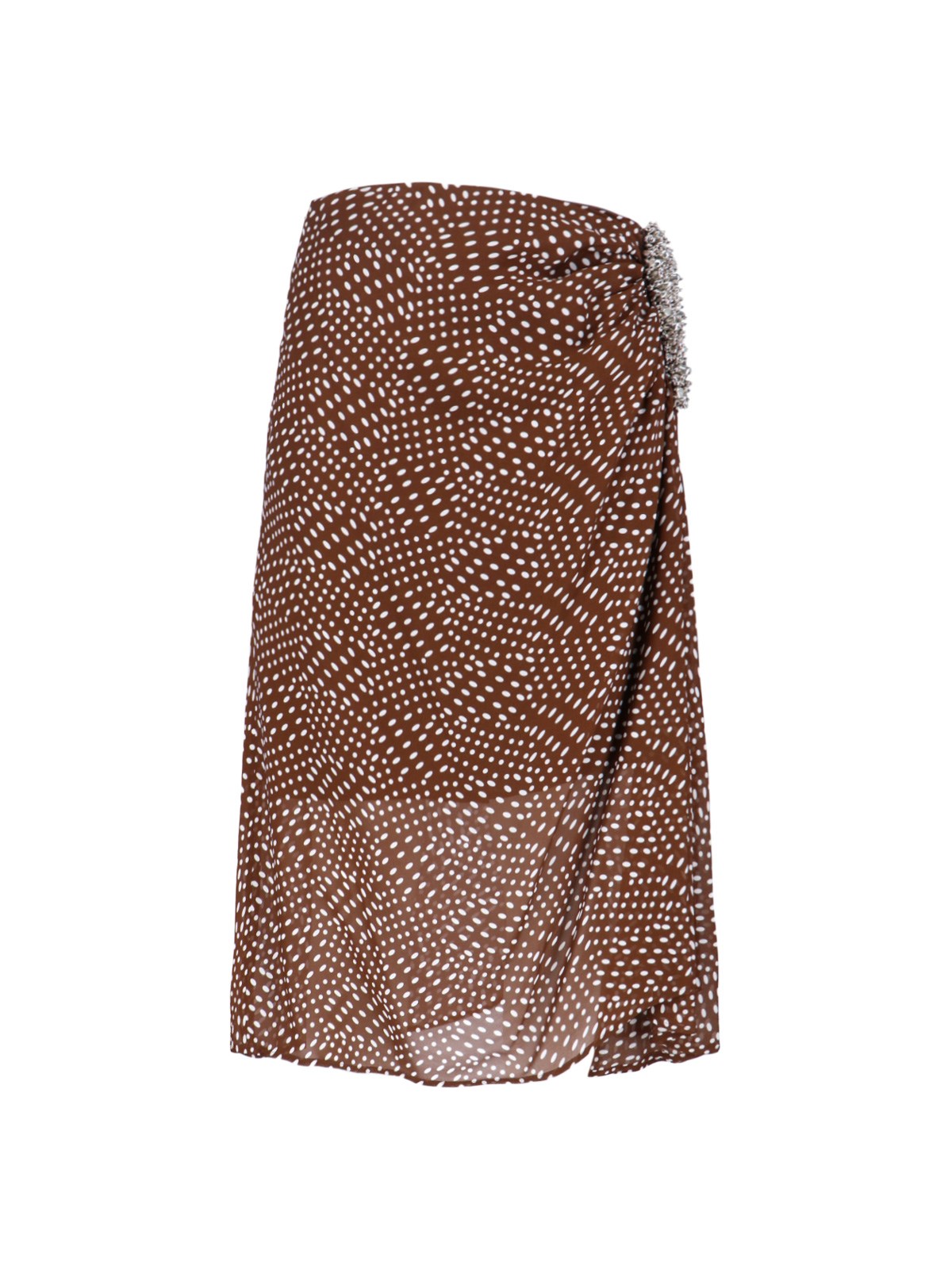 Dries van Noten Asymmetrical Midi Skirt