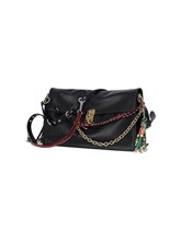 ショルダーバッグ・ポシェット PRADA PRADA SOFT SOUND LARGE SHOULDER BAG IN SMOOTH LEATHER Black Prada Soft Sound large leather shoulder bag with