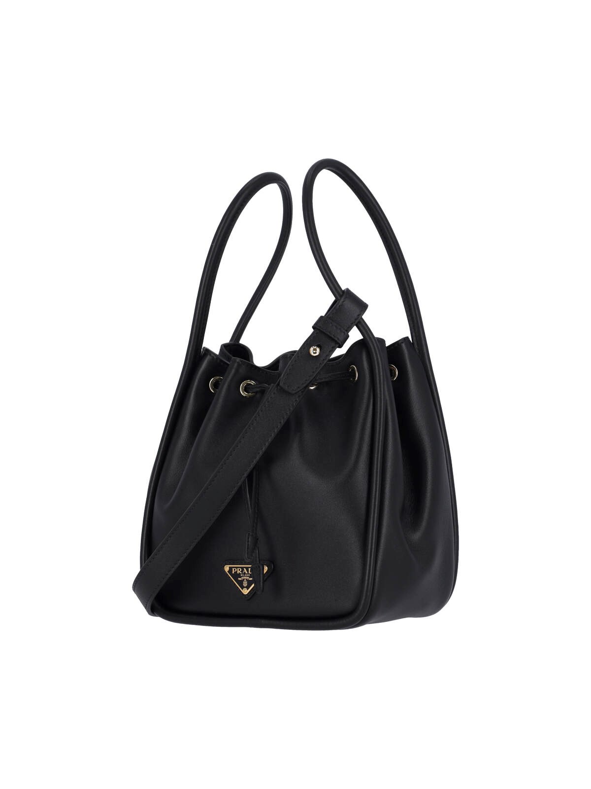 ショルダーバッグ・ポシェット Prada Prada Darling Mini Bucket Bag In Suede Cinnamon Suede Mini Bucket Bag | PRADA