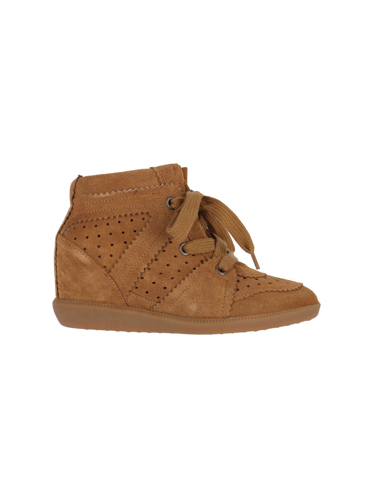 Isabel Marant Bobbie Wedge Sneakers In Brown