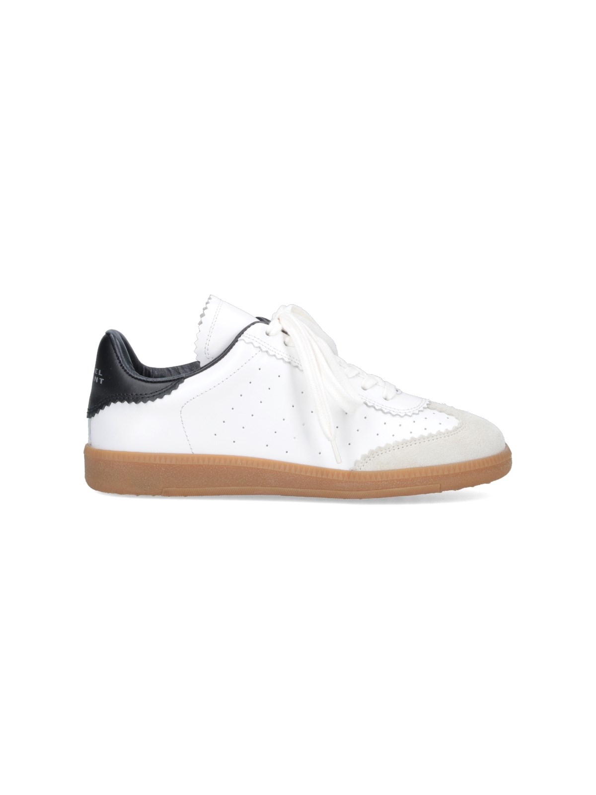 Isabel Marant Beth Leather Low-top Sneakers In White