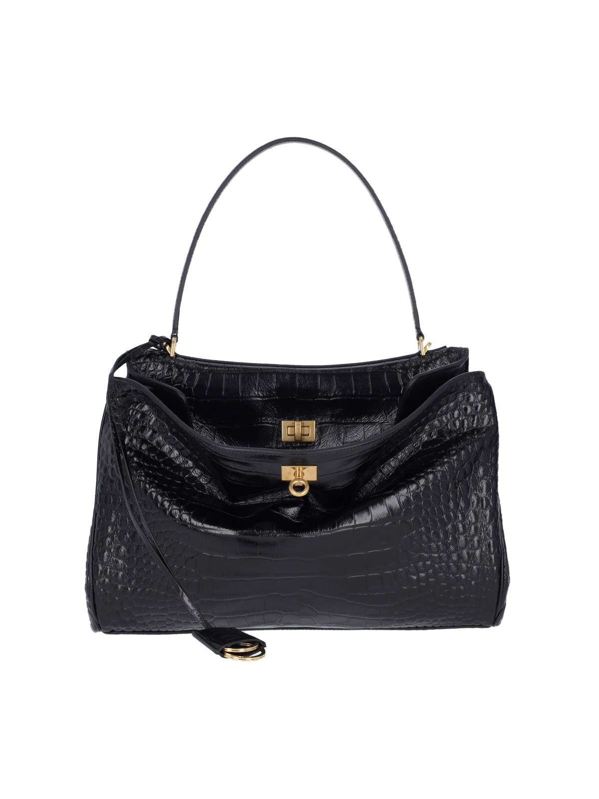 Balenciaga Rodeo Medium Handbag In Smooth Leather