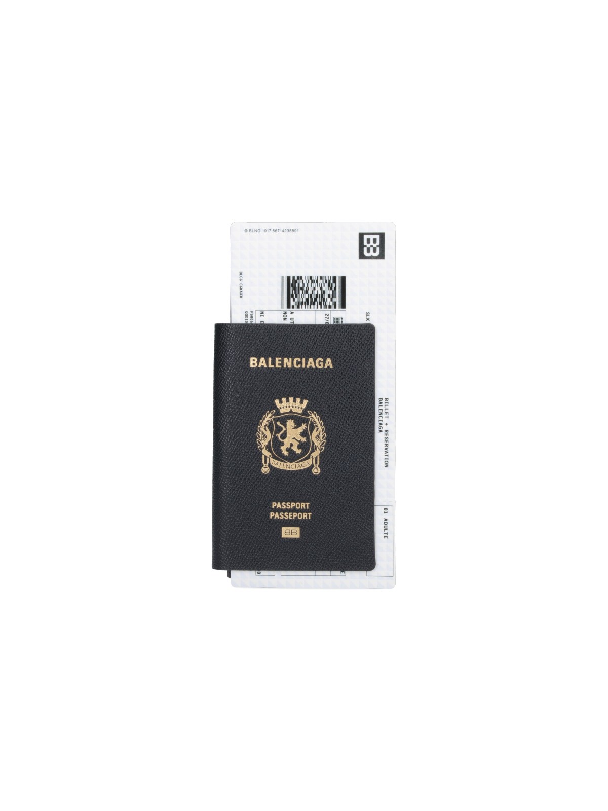 Balenciaga Logo Passport Holder