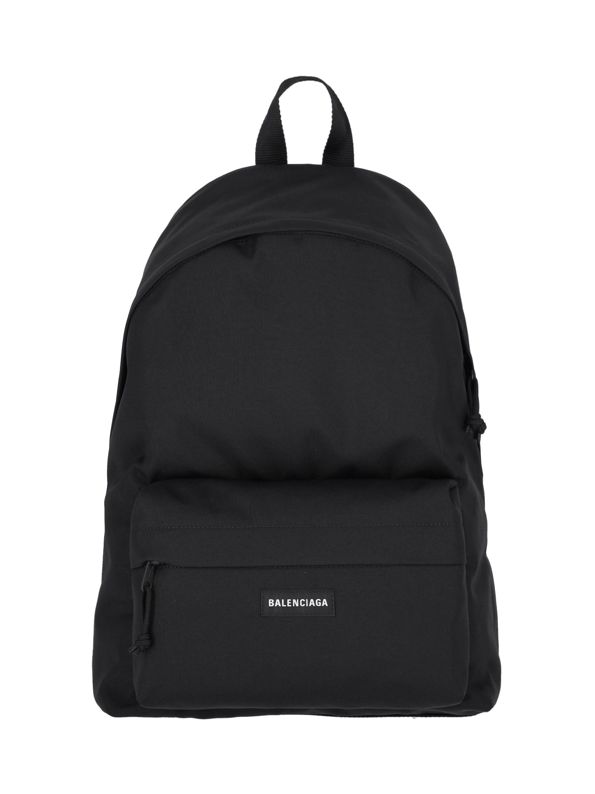 Balenciaga Adjustable Straps Backpack Front Pocket In Black