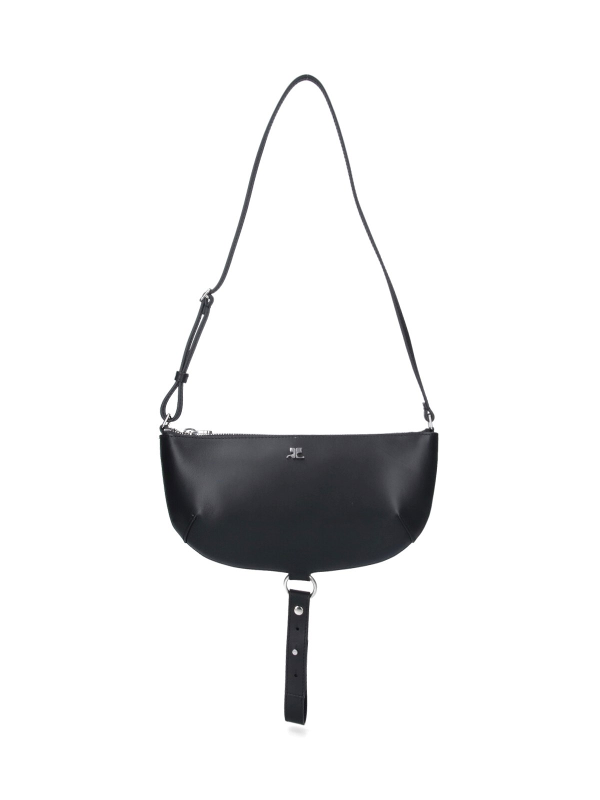 Courrèges Holy Eclipse Shoulder Bag In Black