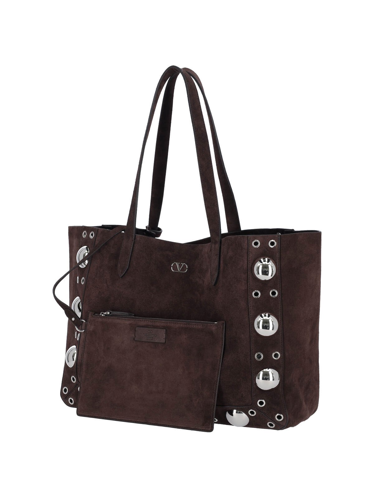 VIP【関税送料無料】希少 Valentino Garavani Nellcote Tote Bag Valentino Garavani Medium Nellcôte Tote in Brown Suede