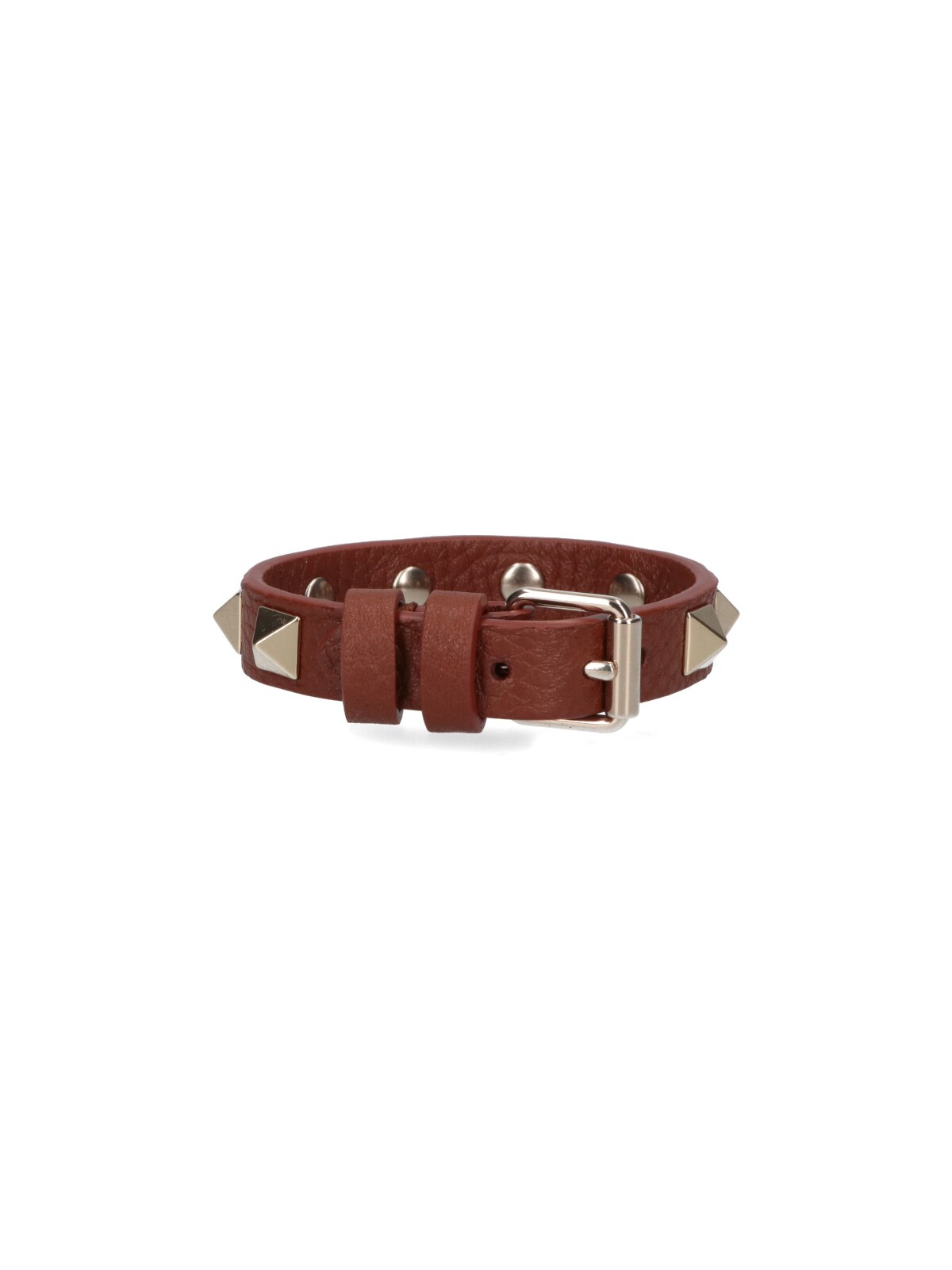 Valentino Adjustable Studded Bracelet Jewelry In Brown