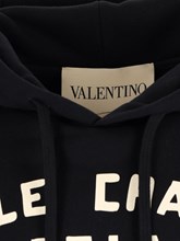 パーカー・フーディ Valentino Le Chat De La Maison Cotton Sweatshirt Cotton Sweatshirt With Le Chat De La Maison Patch for Man in