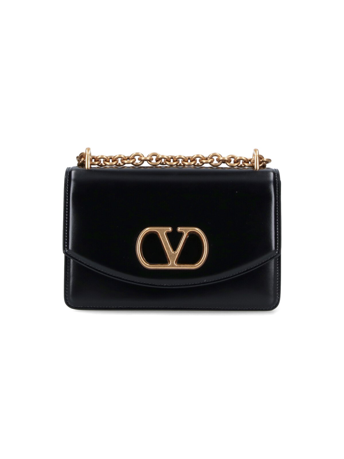 Valentino Garavani 'vain' Small Shoulder Bag In Black