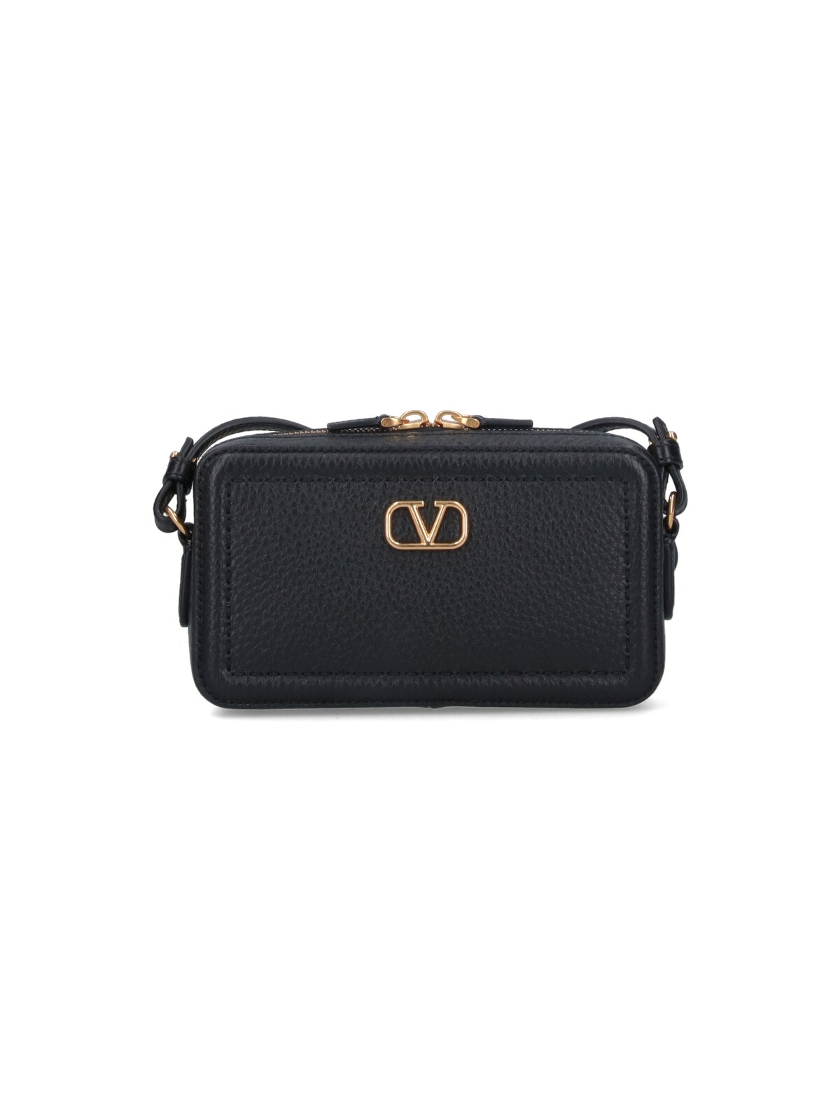 Valentino Garavani Alltime Leather Mini Crossbody Bag