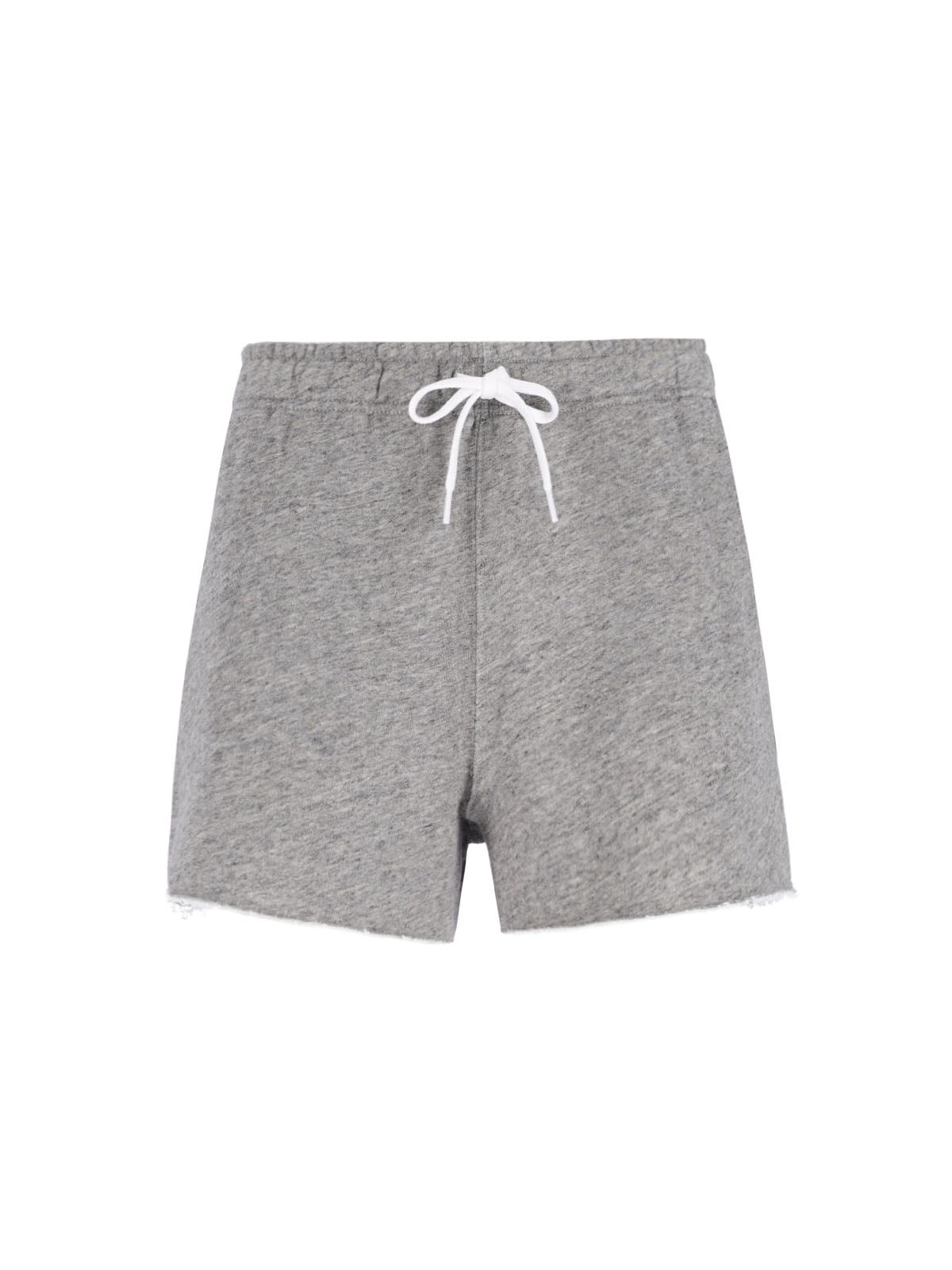 Polo Ralph Lauren Straight Shorts With Back Pocket And Elastic Waistband In Gray