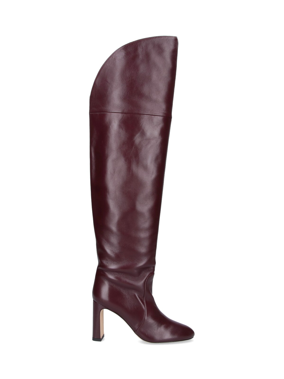 Stuart Weitzman Babette Boots In Burgundy