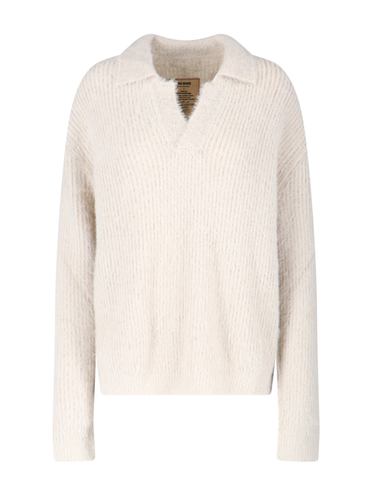 Uma Wang Alpaca Blend Sweater In White