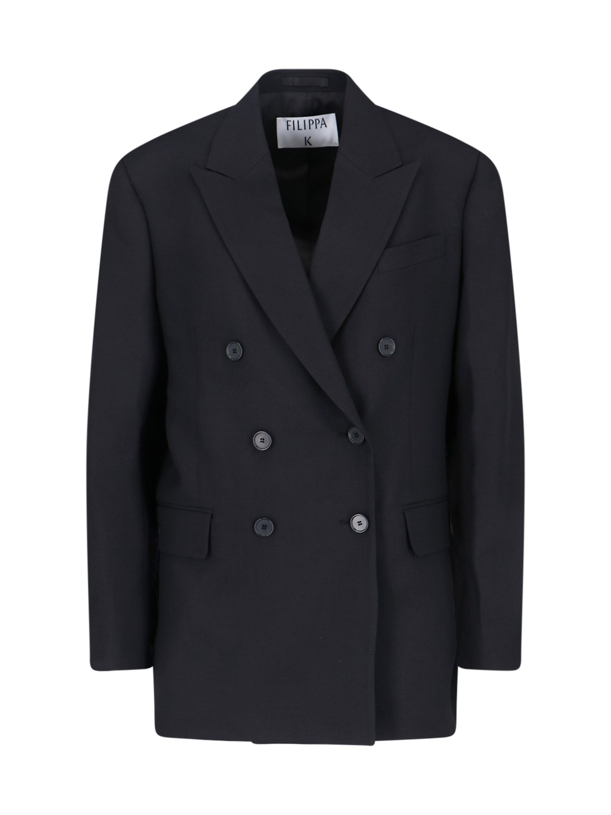 Filippa K 'dani' Double-breasted Blazer In Black