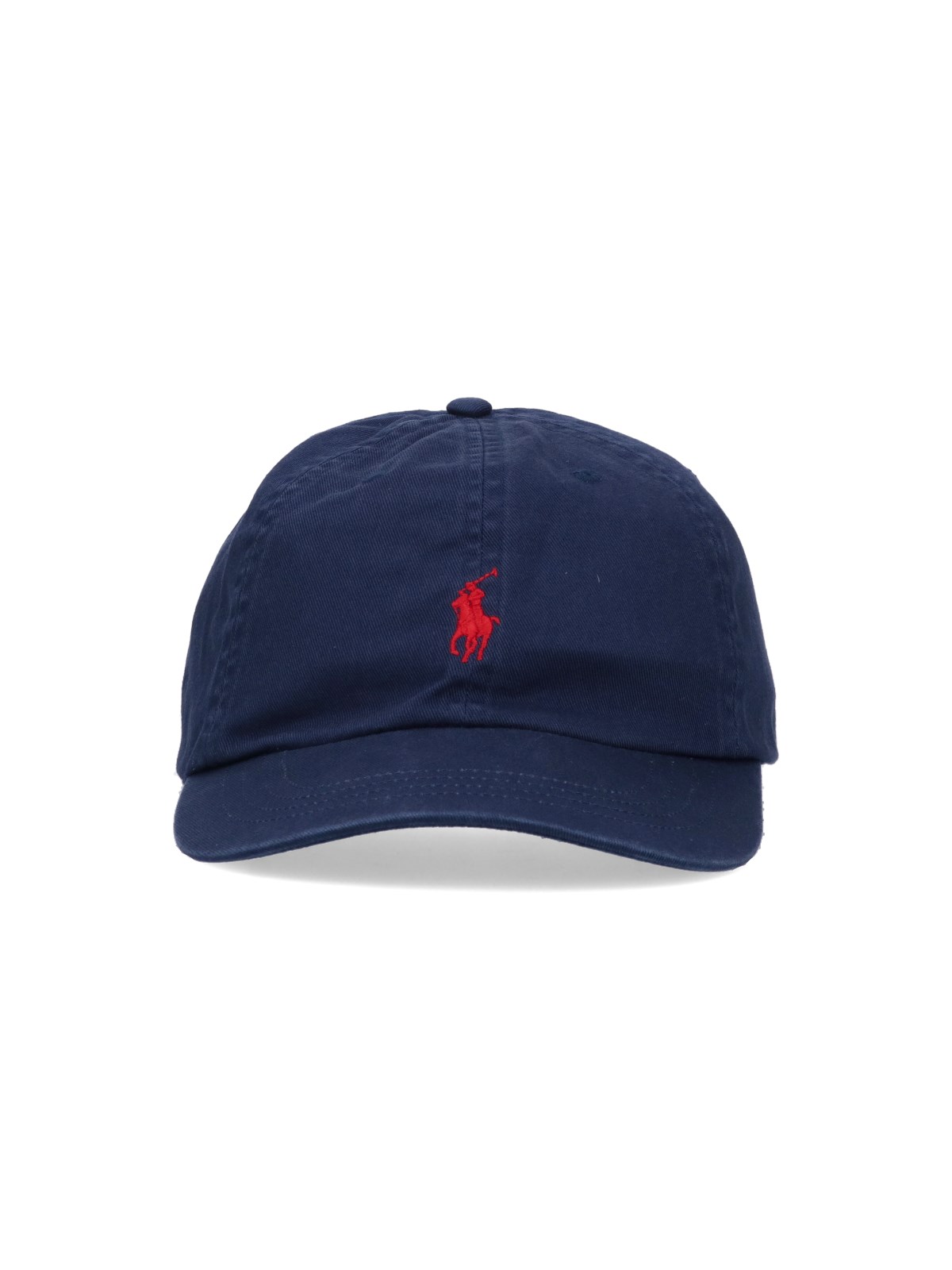 Polo Ralph Lauren Blue Baseball Cap With Logo Embroidery In Cotton Man In Blue